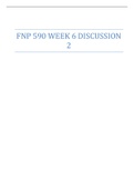 FNP 590 WEEK 6 DISCUSSION 2
