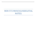 MSN 572 MUSCULOSKELETAL NOTES.