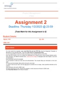 Assignment  IT project management answered