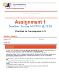 IT project management  assignment answered