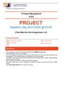 IT project management  assignment answered