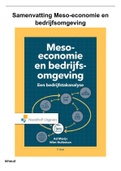 Samenvatting boek Meso-economie en bedrijfsomgeving