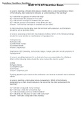  NUR 1172 ATI Nutrition Exam&lowbar;&lowbar; NUR1172 