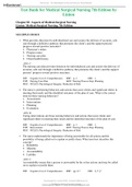 Test Bank for Medical Surgical Nursing 7th Edition by Linton&sol;Chamberlain