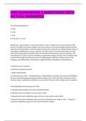 CRC EXAM BOOK 1 QUESTIONS WITH ACTUAL ANSWERS&period;