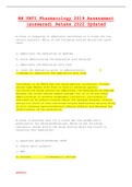 RN VATI Pharmacology 2019 Assessment &lpar;answered&rpar; Retake 2022 Updated &excl;&excl;&excl;&excl;