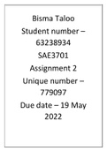 assignment 2 for sae3701