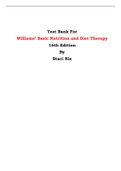 Test Bank For Williams’ Basic Nutrition and Diet Therapy 16th Edition By Staci Nix