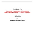 Test Bank For Varcarolis' Foundations of Psychiatric Mental Health Nursing: A Clinical Approach  9th Edition By Margaret Jordan Halter
