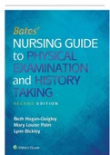 TEST BANK BATES NURSING GUIDE PHYSICAL EXAMINATION 2ND EDITION HOGAN