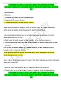 NSG6005 Final Exam Q &AS BEST EXAM SOLUTION GUARANTEED SUCCESS LATEST UPDATE 2022&sol;2023 RATED A&plus; 