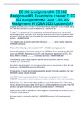 EC 202 Assignment&num;4&comma; EC 202  Assignment&num;3&comma; Economics chapter 7&comma; EC  202 Assignment&num;2&comma; Quiz 1&comma; EC 202  Assignment &num;1 &lpar;Q&A 2023 Updated&rpar; A&plus;