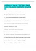Category 3A&plus;3B Pesticide Exam