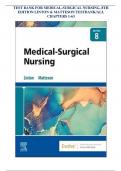TEST BANK FOR MEDICAL-SURGICAL NURSING&comma; 8TH EDITION LINTON & MATTESON TESTBANK&sol;ALL CHAPTERS 1-63
