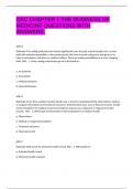 CRC CHAPTER 1 THE BUSINESS OF MEDICINE QUESTIONS WITH ANSWERS&period;