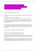CRC Foundations - Principal Investigator &lpar;PI&rpar; Responsibilities questions with answers&period;