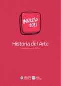 Cuadernillo de ingreso a historia del arte