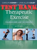 Therapeutic Exercise: Foundations and Techniques Seventh Edition by Carolyn Kisner PT MS, Lynn Allen Colby  and John Borstad, ISBN-13 978-0803658509. Chapters 1-26 (Complete Download).