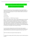 WOMEN'S HEALTH PACKAGED EXAMS &commat; 2023