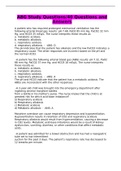 ABG Study Questions&sol;40 Questions and Answers