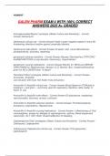 GALEN PHARM EXAM 4 WITH 100&percnt; CORRECT ANSWERS 2025 A&plus; GRADED