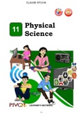 Physical Science Module for Week 2