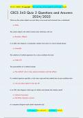CECS 343 Quiz 2 Questions and Answers  2024&sol;2025