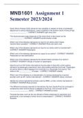 Exam &lpar;elaborations&rpar; Finance 1 MNB1601