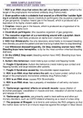 NBME SAMPLE QUESTIONS AND ANSWERS STUDY GUIDE 100&percnt; MAVERIFIED