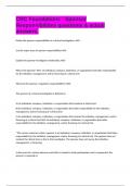 CRC Foundations - Sponsor Responsibilities questions & actual answers&period;