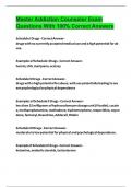 Master Addiction Counselor Exam Questions With 100&percnt; Correct Answers 2024