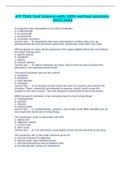 ATI TEAS Test Science-with 100&percnt; verified solutions-2023-2024