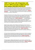 AHIP Test Exam with 255questions and answers 100&percnt;Correctly verified answers latest update 2024&sol;2025 RATED A&plus;