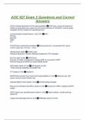 AOC IQT Exam 2 Questions and Correct Answers