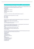 Movement Science II Exam I USA &lpar;100&percnt; correct answers&rpar;