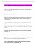 CITI Training Quiz Questions & answers