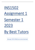 INS1502 Assignment 1 2023 semester 1