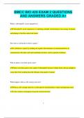 BMCC BIO 425 EXAM 2 QUESTIONS AND ANSWERS GRADED A&plus;