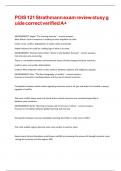 POlS 121 Strathmann exam review stusy guide correct verified A&plus;
