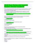 AHLEI Exam Review with Complete Solution -checked- Graded A&plus; 2023 UPDATE