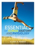 MARIEB ESSENTIALS  OF HUMAN ANATOMY AND PHYSIOLOGY 10TH EDITION 2023 100% CORRECT 