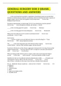 GENERAL SURGERY EOR 2 QBANK &lowbar; QUESTIONS AND ANSWERS