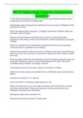 MCAT Study Guide Questions And Answers Graded A&plus;