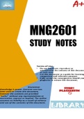 MNG2601 STUDY NOTES