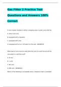 Gas Fitter 2 Practice Test Questions and Answers 100&percnt; Correct