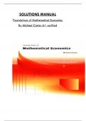 Solution Manual for Foundations of Mathematical Economics By Michael Carter A&plus; verified&comma; ISBN&colon; 978-0262531924