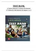 Test Bank For A Topical Approach to Lifespan Development 11th Edition By John Santrock&comma; Consists Of 17 Complete Chapters&comma; ISBN&colon; 978-1260726817