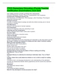 FTCE Elementary Education &lpar;Florida Teacher Certification Examination&rpar;&comma; Exam Bank