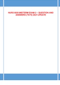 NURS 6650 MIDTERM EXAM 2  QUESTION AND ANSWERS &lpar;75&sol;75&rpar; 2023 UPDATE&period; ALREADY GRADED A