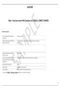    Water - final exam review With Questions And 100&percnt; ALL CORRECT ANSWERS